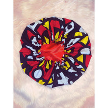Load image into Gallery viewer, Red Kente Bonnet
